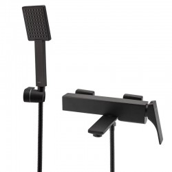 Чёрный Смеситель для ванны с коротким изливом Koer KB-41010-05 KR3485 Чёрный Смеситель для ванны с коротким изливом Koer KB-41010-05 KR3485